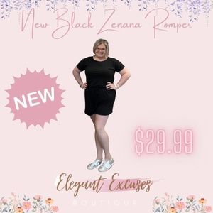 New Black ZENANA Romper